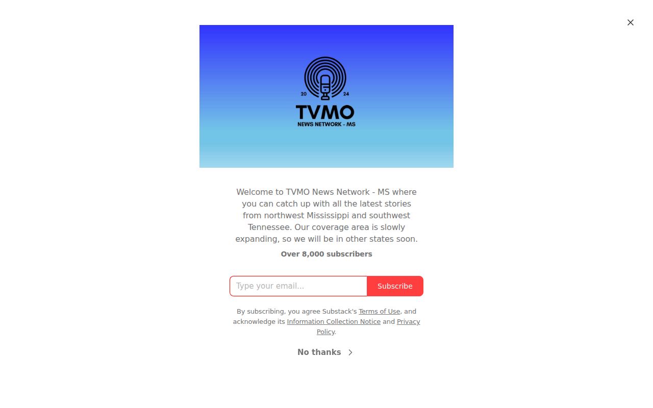 Tate County crime-news and arrest-record source interface from TVMO Community News